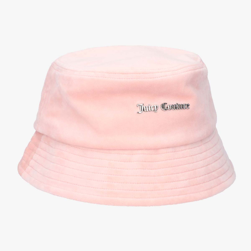 JUICY COUTURE ELLIE VELOUR BUCKET HAT 