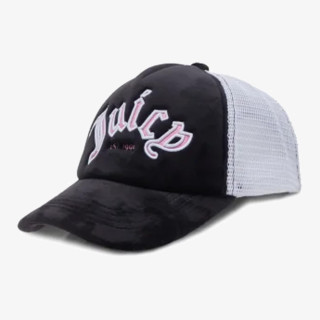 JUICY COUTURE BUZENVAL RAISED EMBROIDERY VELOUR TRUCKE 