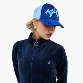 JUICY COUTURE BUZENVAL RAISED EMBROIDERY VELOUR TRUCKE 
