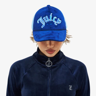 JUICY COUTURE BUZENVAL RAISED EMBROIDERY VELOUR TRUCKE 