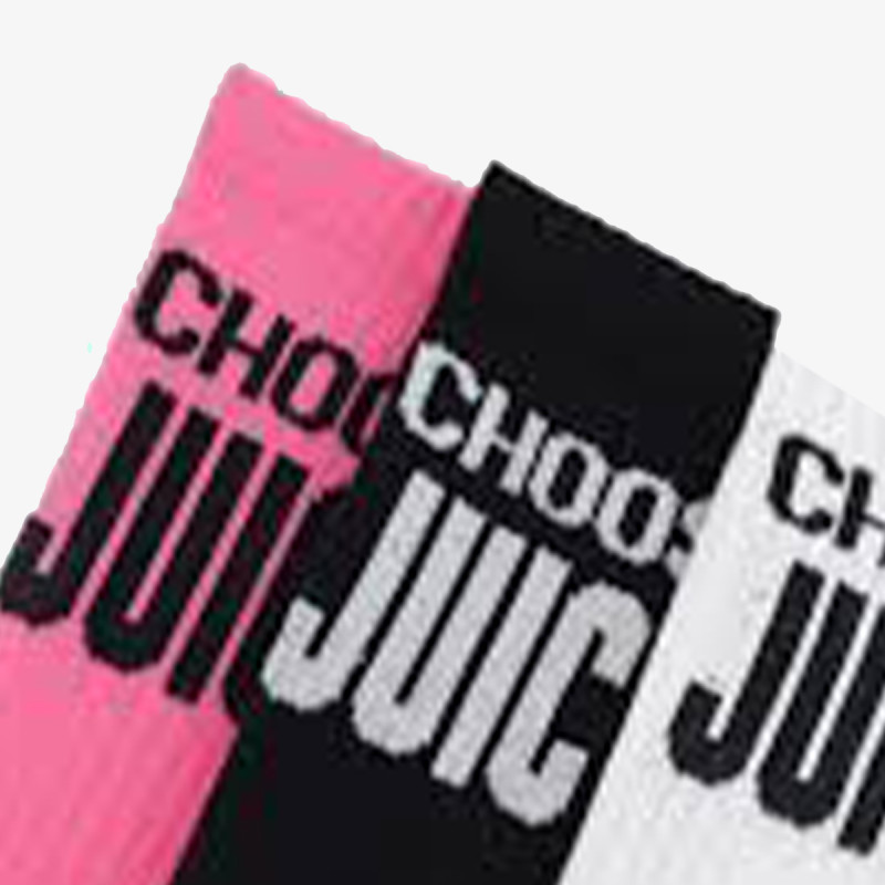 JUICY COUTURE CHSE 3 PCK SCK 