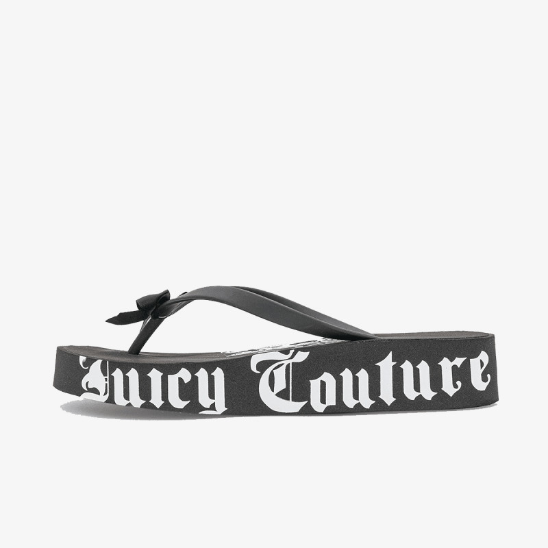 JUICY COUTURE HERITAGE CREST EVA WEDGE SLIDE 