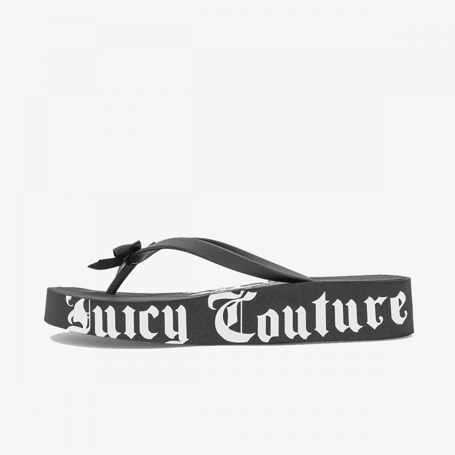 JUICY COUTURE HERITAGE CREST EVA WEDGE SLIDE 