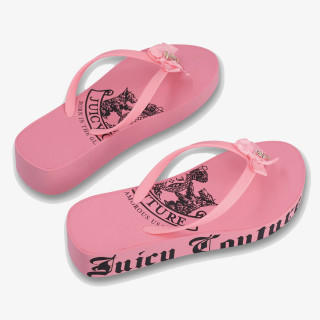 JUICY COUTURE HERITAGE CREST EVA WEDGE SLIDE 