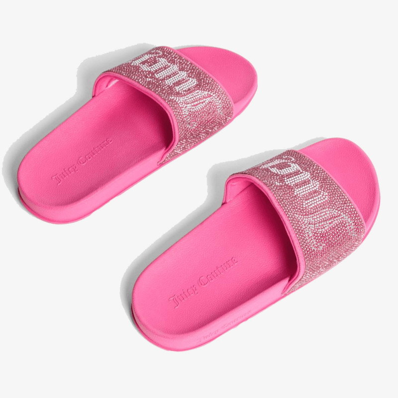 JUICY COUTURE DIAMANTE BRANDED SLIDE 