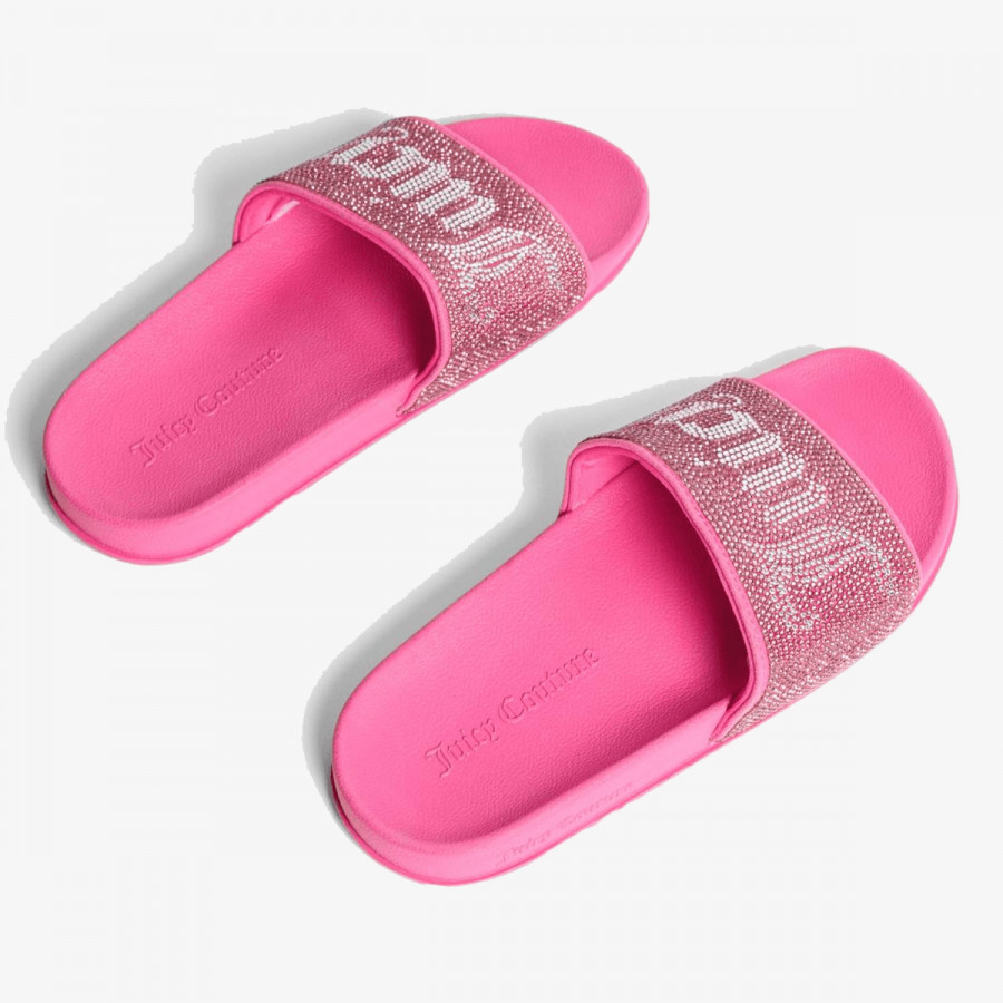 JUICY COUTURE DIAMANTE BRANDED SLIDE 