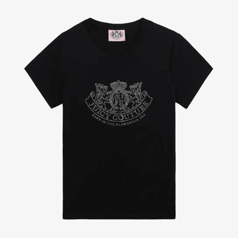 JUICY COUTURE DOG CREST HILTON TSHIRT