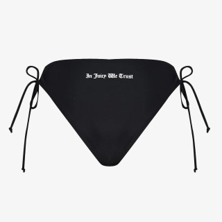 JUICY COUTURE LYCRA BIKINI SET WITH LATTICE DETAILING 
