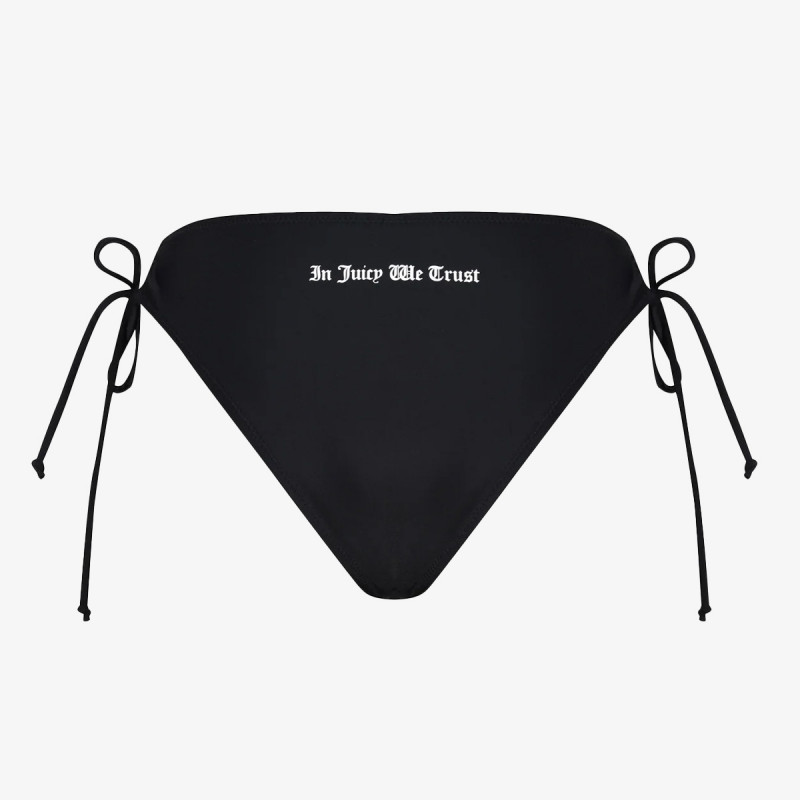 JUICY COUTURE LYCRA BIKINI SET WITH LATTICE DETAILING 