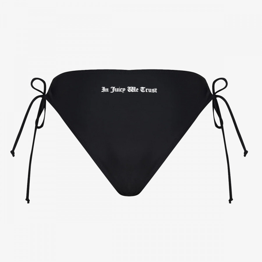 JUICY COUTURE LYCRA BIKINI SET WITH LATTICE DETAILING 