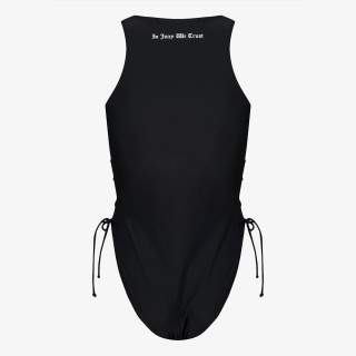 JUICY COUTURE ONE PIECE SWIMSUIT WITH LATTICE DETAIL 