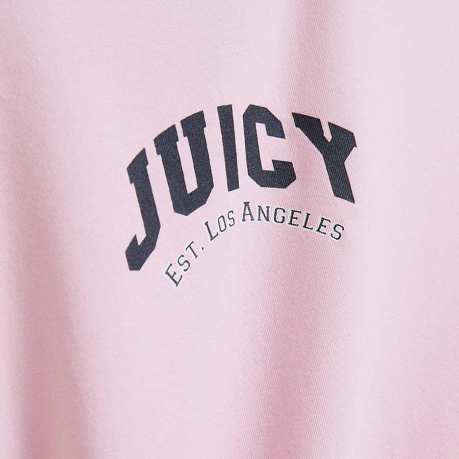 JUICY COUTURE COLLEGIATE SPORTS RINGER TSHIRT 