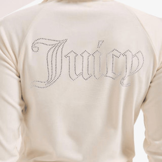 JUICY COUTURE ICCLE OUTLINE CROPPED HOODIE 