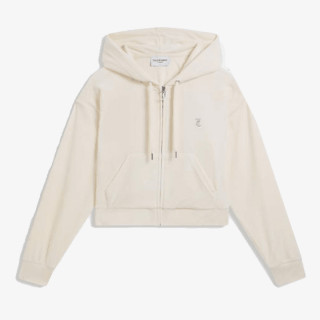 JUICY COUTURE ICCLE OUTLINE CROPPED HOODIE 