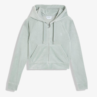 JUICY COUTURE MADISON OUTLINE HOODIE WITH DIAMANTE BRA 
