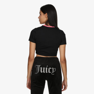 JUICY COUTURE DUMP HIM <br />
CROP SOPHIE TEE 