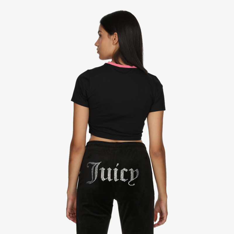 JUICY COUTURE DUMP HIM <br />
CROP SOPHIE TEE 