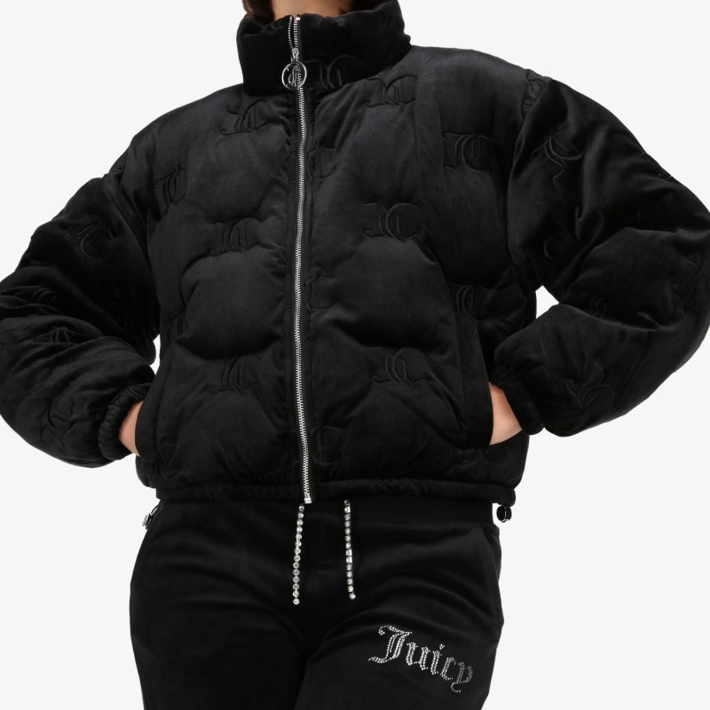 JUICY COUTURE MADELINE MONO PUFFA JACKET 