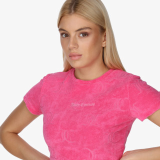 JUICY COUTURE SOPHIE TOWELLING CROP TOP 