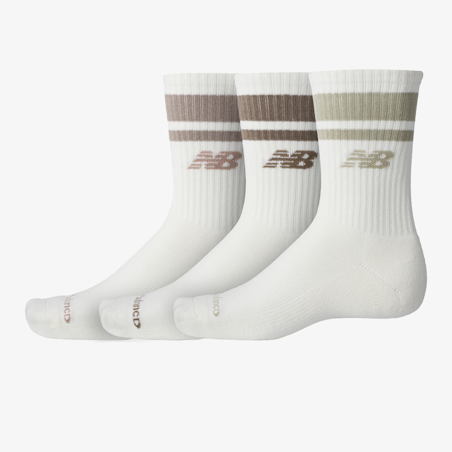 NEW BALANCE Everyday Stripe Midcalf 3 Pack 