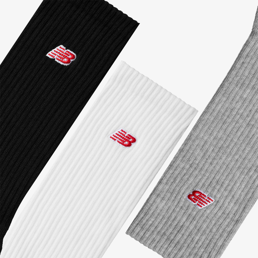 NEW BALANCE Patch Logo Crew 3 Pack 