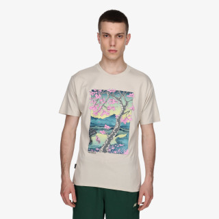 NEW BALANCE AT Graphic Cotton Jersey Short Sleeve T- 