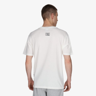 NEW BALANCE Hoops Cotton Jersey Short Sleeve T-shirt 