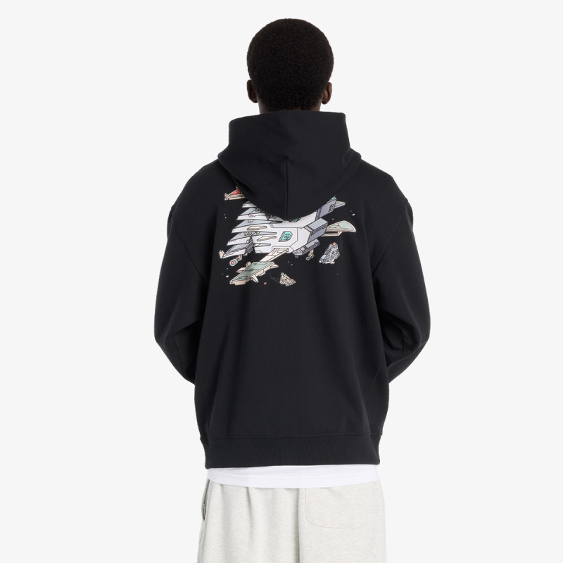 NEW BALANCE Ghica Sport Station Hoodie - BLACK 