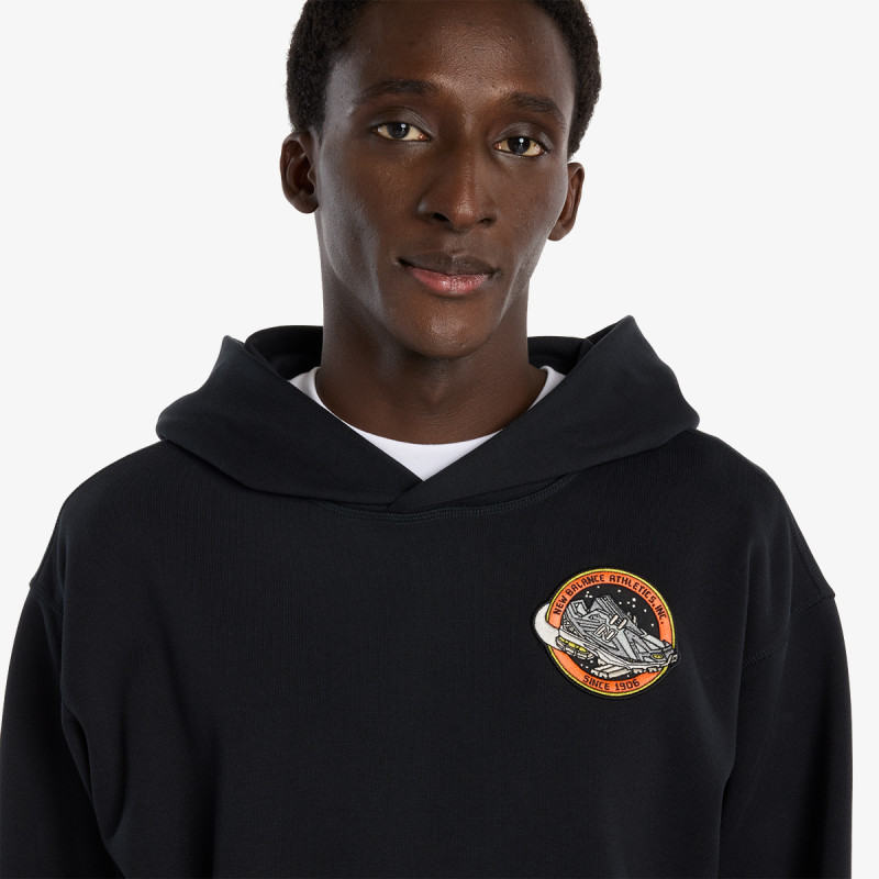 NEW BALANCE Ghica Sport Station Hoodie - BLACK 