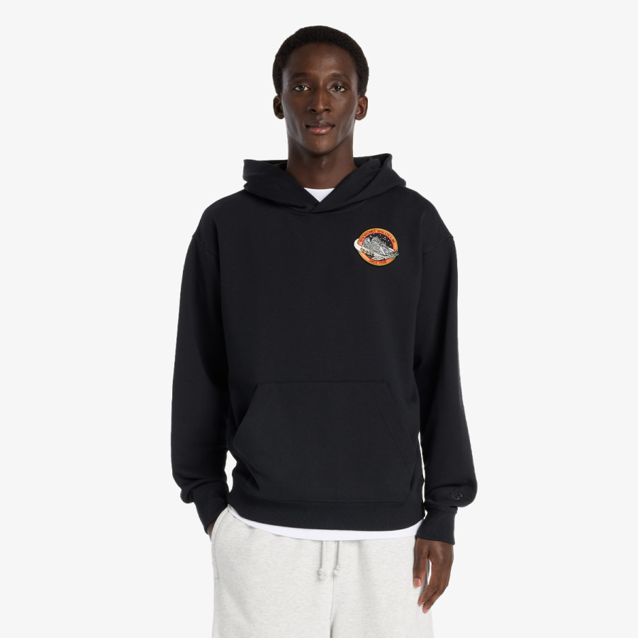 NEW BALANCE Ghica Sport Station Hoodie - BLACK 