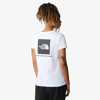 THE NORTH FACE W S/S REDBOX TEE TNF WHITE 