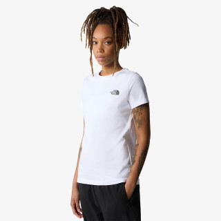 THE NORTH FACE W S/S REDBOX TEE TNF WHITE 