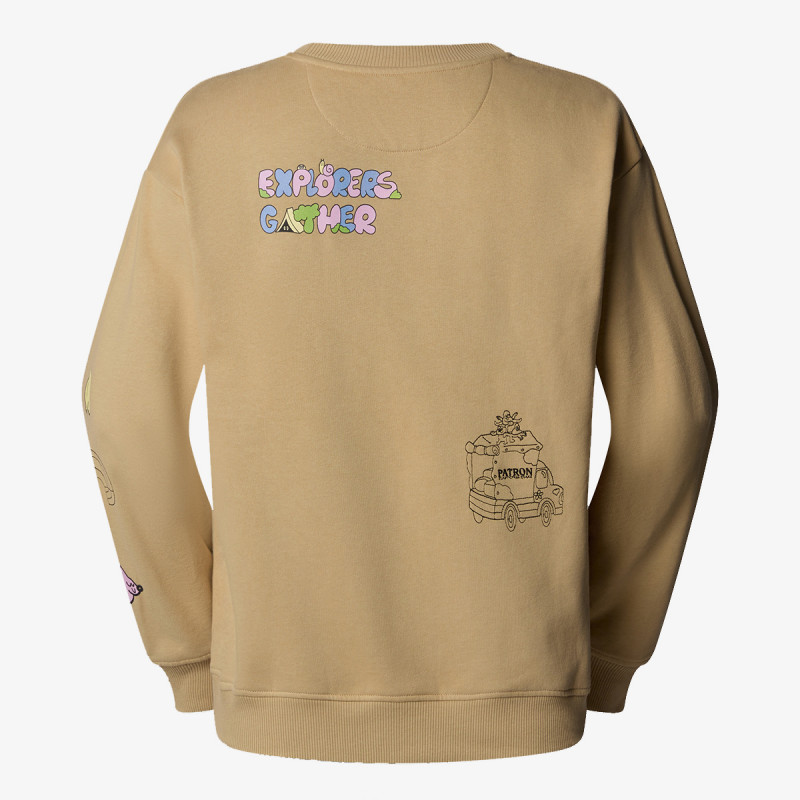 THE NORTH FACE U MOUNTAIN CLEANUP OVERSIZED CREW 