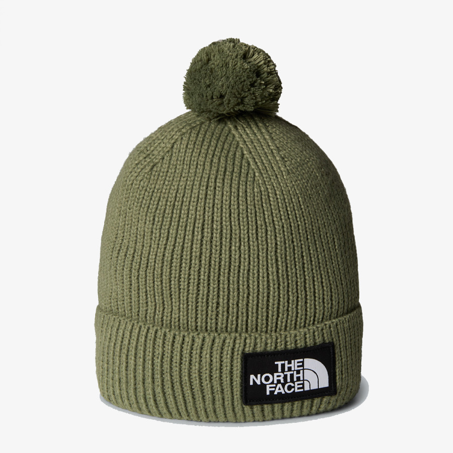 THE NORTH FACE TNF LOGO BOX POM BEANIE 