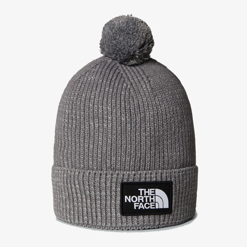 THE NORTH FACE TNF LOGO BOX POM BEANIE 