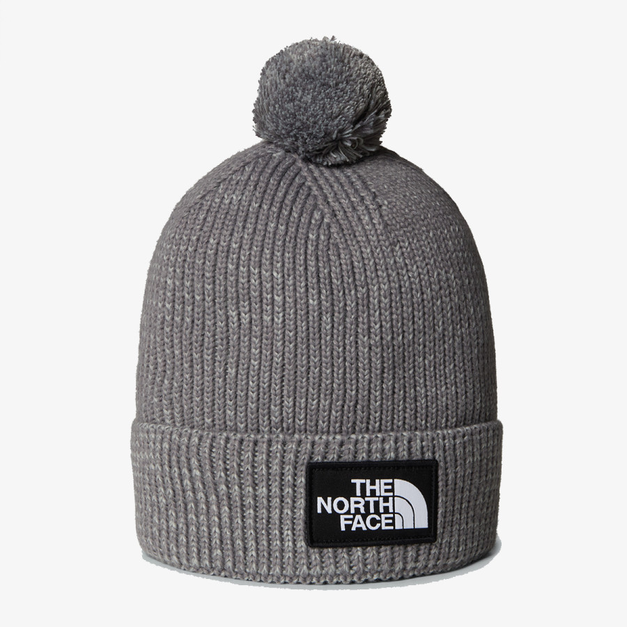 THE NORTH FACE TNF LOGO BOX POM BEANIE 