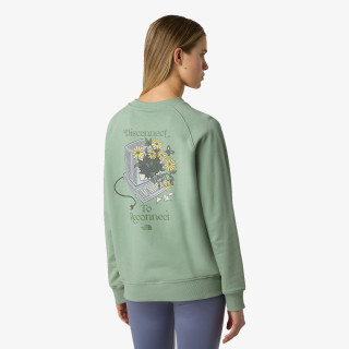 THE NORTH FACE W CONNECT RELAXED CREW SWEATSHIRT-GRAPHI 