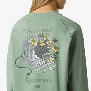 THE NORTH FACE W CONNECT RELAXED CREW SWEATSHIRT-GRAPHI 