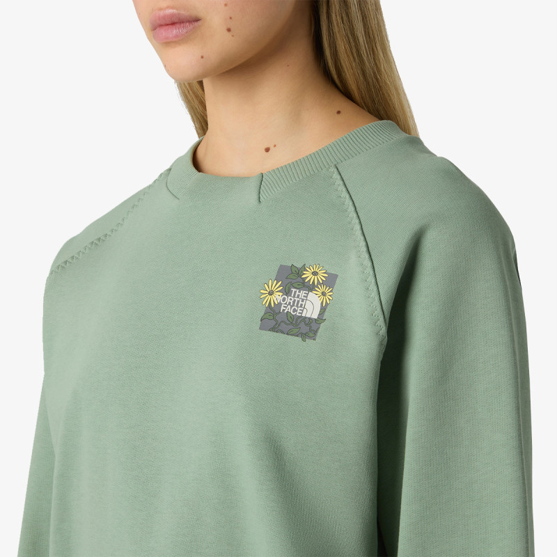 THE NORTH FACE W CONNECT RELAXED CREW SWEATSHIRT-GRAPHI 
