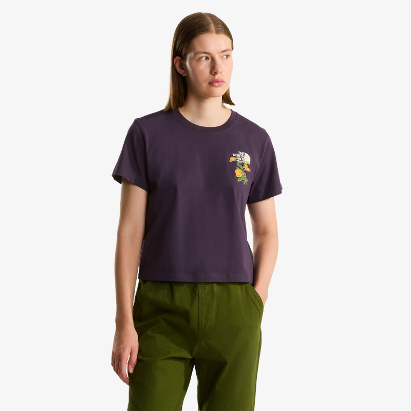 THE NORTH FACE FLORA EMBRO REGULAR SHORT SLEEVE TEE-G 