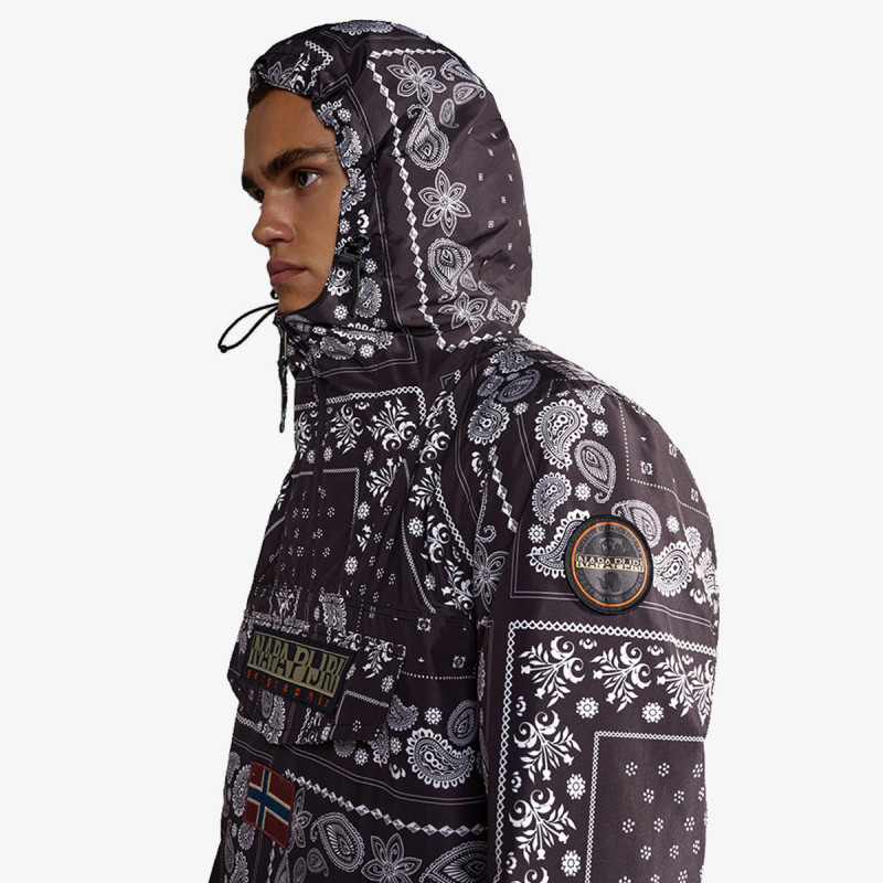 NAPAPIJRI RAINFOREST PKT PRT 2 BLACK AOP F5 