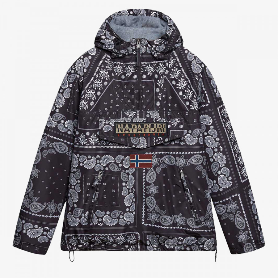 NAPAPIJRI RAINFOREST PKT PRT 2 BLACK AOP F5 