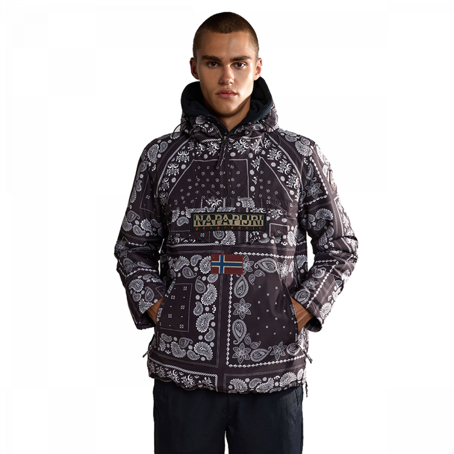 NAPAPIJRI RAINFOREST PKT PRT 2 BLACK AOP F5 