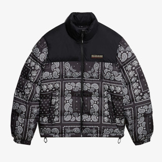 NAPAPIJRI A-HOLIDAY FW23 BLACK AOP F5P, X Large 
