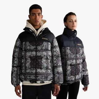 NAPAPIJRI A-HOLIDAY FW23 BLACK AOP F5P, X Large 