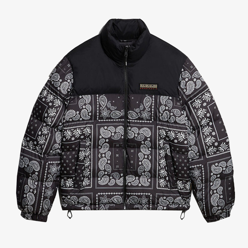NAPAPIJRI A-HOLIDAY FW23 BLACK AOP F5P, X Large 