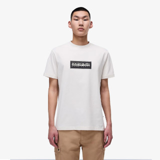 NAPAPIJRI S-BOX LOGO SS N1A WHITE WHISPER 