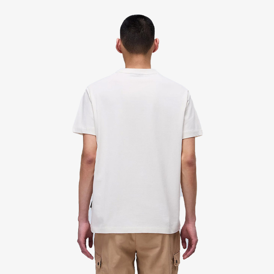 NAPAPIJRI S-BOX LOGO SS N1A WHITE WHISPER 