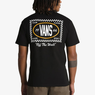 VANS TEAM PLAYER CHECKERBOAR BLACK/O 