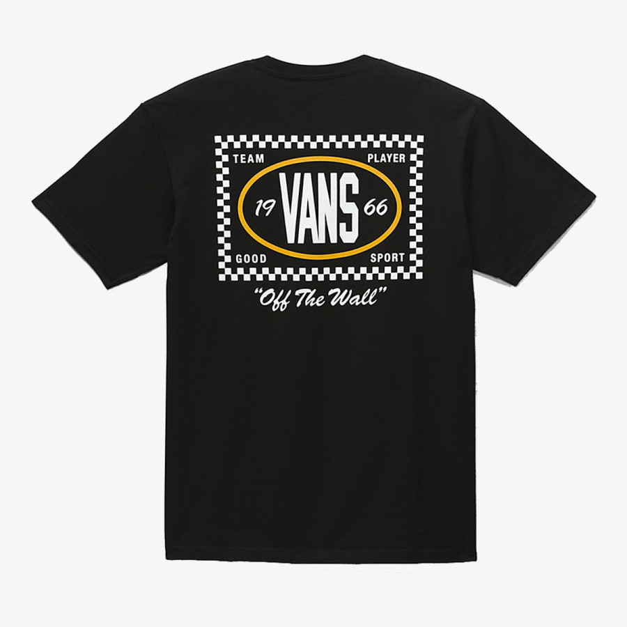 VANS TEAM PLAYER CHECKERBOAR BLACK/O 